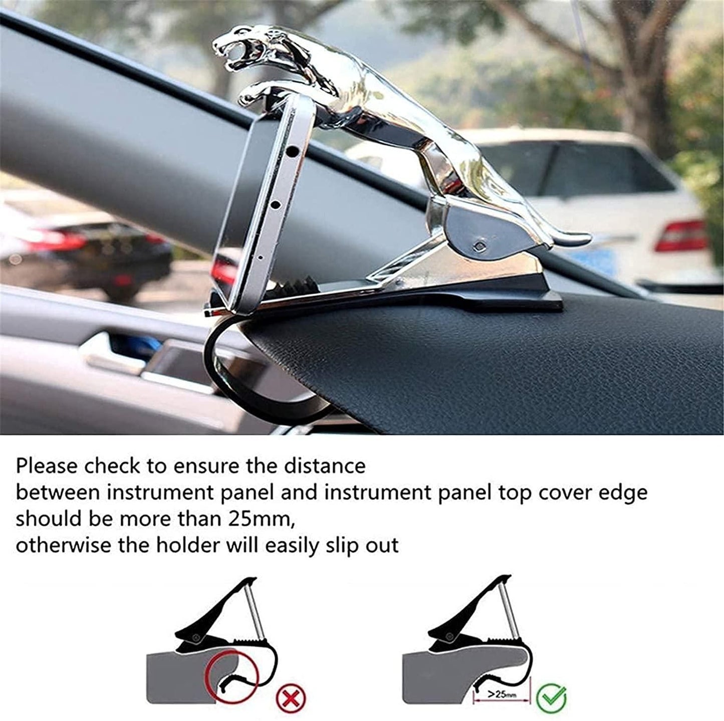 Jaguar Phone Holder for Car Dashboard